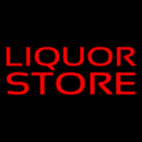 Red Liquor Store Neontábla