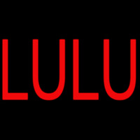 Red Lu Lu Neontábla