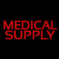 Red Medical Supply Neontábla