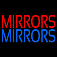 Red Mirrors Blue Mirrors Neontábla