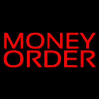 Red Money Order Neontábla