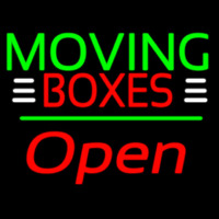 Red Moving Bo es Block Green Line With Open 2 Neontábla