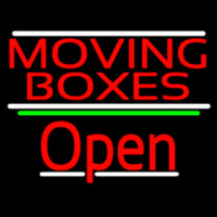 Red Moving Bo es Open 3 Neontábla