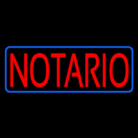 Red Notario Neontábla