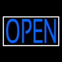 Red Open Fish Logo Flashing Neontábla