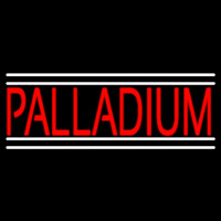 Red Palladium White Line Neontábla
