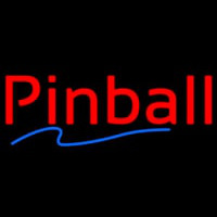 Red Pinball Blue Line Neontábla