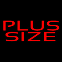 Red Plus Size Neontábla
