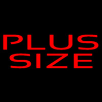 Red Plus Size Neontábla