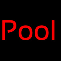 Red Pool Neontábla