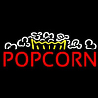 Red Popcorn Logo Neontábla