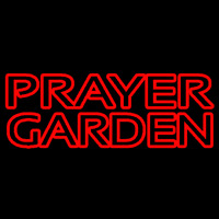 Red Prayer Garden Neontábla