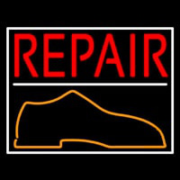 Red Repair Shoe Neontábla