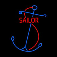 Red Sailor Logo Neontábla
