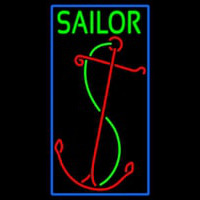 Red Sailor Logo Neontábla