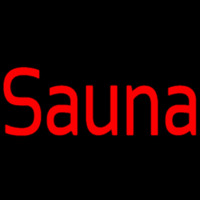 Red Sauna Neontábla