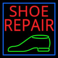 Red Shoe Repair Green Shoe Neontábla