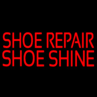 Red Shoe Repair Shoe Shine Neontábla
