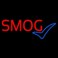 Red Smog Blue Check Logo 1 Neontábla