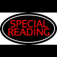 Red Special Reading White Border Neontábla