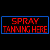 Red Spray Tanning Here Neontábla