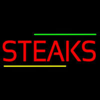 Red Steaks Neontábla