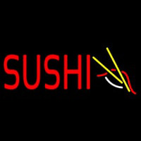 Red Sushi Logo Neontábla