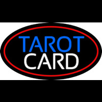 Red Tarot Card Neontábla