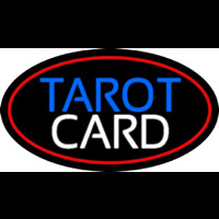 Red Tarot Card Neontábla