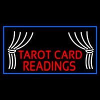Red Tarot Card Readings Neontábla