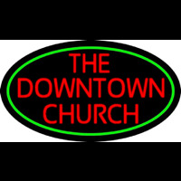 Red The Downtown Church Neontábla