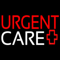 Red Urgent Care Plus Logo Neontábla