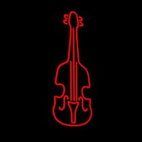 Red Violin Logo 1 Neontábla