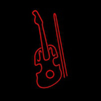 Red Violin Logo Neontábla