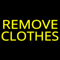 Remove Clothes Neontábla