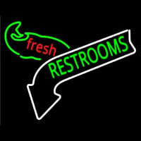 Restrooms Neontábla
