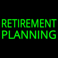 Retirement Planning Neontábla