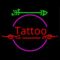 Retro Tattoo Arrow Neontábla