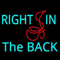 Right In The Back Neontábla
