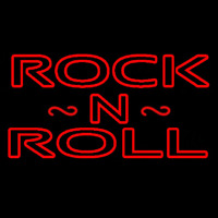 Rock N Roll Red Neontábla