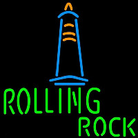 Rolling Rock Lighthouse Lounge Beer Sign Neontábla