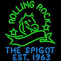 Rolling Rock The Spigot Beer Neontábla
