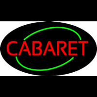 Round Cabaret Neontábla