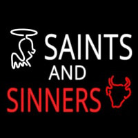 Saints And Sinners Neontábla