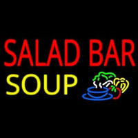 Salad Bar Soup Neontábla