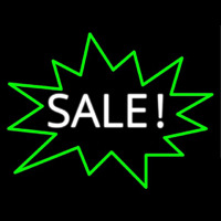Sale With Green Border Neontábla
