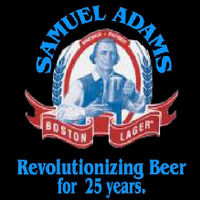 Samual Adams Revolutionizing Beer Sign Neontábla