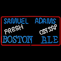 Samuel Adams Fresh Boston Ale On Tap Beer Sign Neontábla