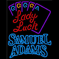 Samuel Adams Lady Luck Series Beer Sign Neontábla