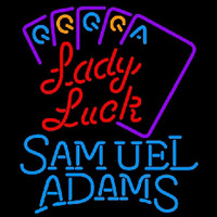 Samuel Adams Lady Luck Series Beer Sign Neontábla